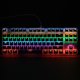 thumbnail image 3 of docooler Teclado para juegos con cable 87 teclas Teclado mecánico de luz mixta Docooler Teclado, 3 of 8