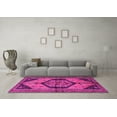 thumbnail image 3 of Ahgly Company Indoor Square Persian Pink Traditional Area Rugs, 3' Square, 3 of 4
