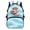 Cartoon Otter in Splashing Water Print, variant on Candy Axolotl Print 17 Inch Bookbag for Kids, Polyester Durable Lightweight Backpack for Travel