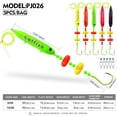 thumbnail image 2 of Catfish Fishing Rigs - Bank Fishing Set with 5pcs/Set, 6/0, 8/0, 10/0 Circle Hooks Circle Hooks, High Visibility, Ready to Use Catfish Rigs, 2 of 10