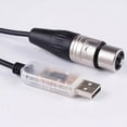 thumbnail image 2 of FTDI USB to RS485 XLR Interface Cable for DMX512 Stage Lighting Control - Compatible with Freestyler, DJ Systems, Windows (XP/7/8/10/Vista/Server), Android, Mac OS, Linux - Includes DMX Control Line, 2 of 6