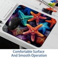 thumbnail image 6 of Starfish Printed Gaming Mousepad Desk Pad, Square 8.3x9.8 Inch Non-Slip Rubber Bottom Mouse Mat for Office and Gaming, 6 of 6