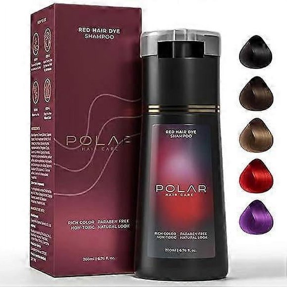 Shampooing Colorant pour Cheveux, Shampooing Colorant Polaire pour Cheveux, Shampooing Colorant Instantané pour Soins Capillaires Polaires, Shampooing Colorant Naturel pour Couvrir les Cheveux Gris