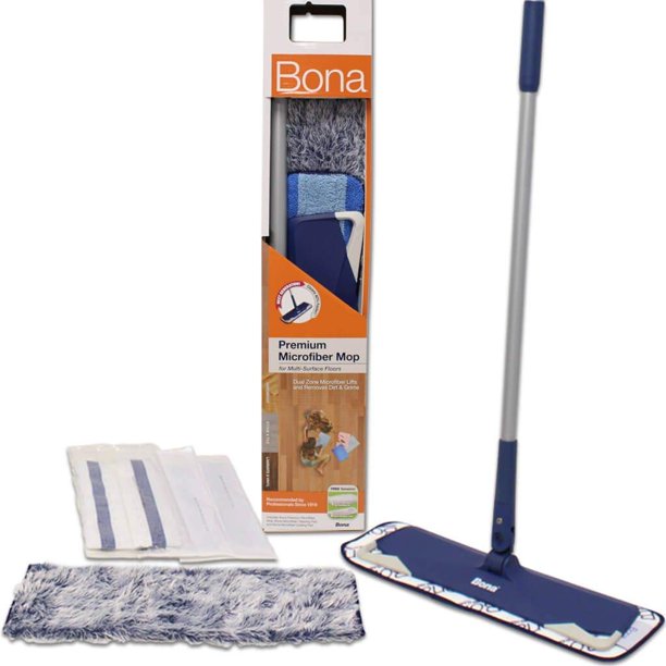 Replacement Part For Bona Mop, Microplus W/Tele Pole Blue 4" X 15" Clng Pad WM710013432