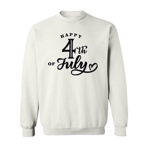 America Happy 4Th Of July Design Sweatshirt Women -Image by Shutterstock, Female x-Large