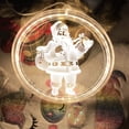 thumbnail image 4 of Morttic Christmas Hanging Lights ,Santa Panel LED Fairy Light Battery Powered, Wall Window Ornaments for Home, Living Room, Restaurant, Showcase Decoration (Santa), 4 of 7