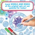 thumbnail image 2 of Spirograph Deluxe Set –Arts and Crafts, Kids Toys, Art Supplies, Craft Supplies, Drawing Kit, Spiral Art, Classic Gear Design Kit, Build-in Case, Pens, Design Sheet Included, Ages 8+, 2 of 6