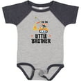 thumbnail image 3 of Inktastic Little Brother Construction Truck Boys Boys Baby Bodysuit, 3 of 5