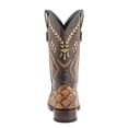 thumbnail image 4 of FERRINI Men's Bronco Square Toe Boots, Color: Cigar, Size: 9.5-EE, 4 of 5
