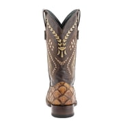 FERRINI Men's Bronco Square Toe Boots, Color: Cigar, Size: 9-EE