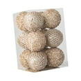thumbnail image 3 of Bolas de Navidad perfecl 12 piezas decorativas colgantes dorado, 3 of 8