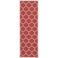 thumbnail image 1 of Safavieh Courtyard Red Indoor Outdoor Rug - Runner 2'3" x 6'7", 1 of 1