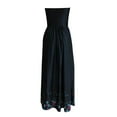 thumbnail image 4 of Patlollav Womens Dresses Loose Sleeveless Print Breast Wrap Floor Length A Line Dress, 4 of 6