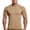 Khaki, variant on Men's Shirt Short Sleeve Tactical T-Shirt Athletic Gym Training Army Shirts for Outdoor Hiking Workout,Khaki (L)