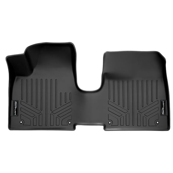 SMARTLINER Custom Fit All Weather 1st Row Black Floor Mat Liner Set Compatible With 2022-2023 Hyundai IONIQ 5