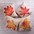 thumbnail image 3 of Phantoscope Season Series Decorative Throw Pillows, Autumn Red Maples, 18" x 18", set of 4, 3 of 6