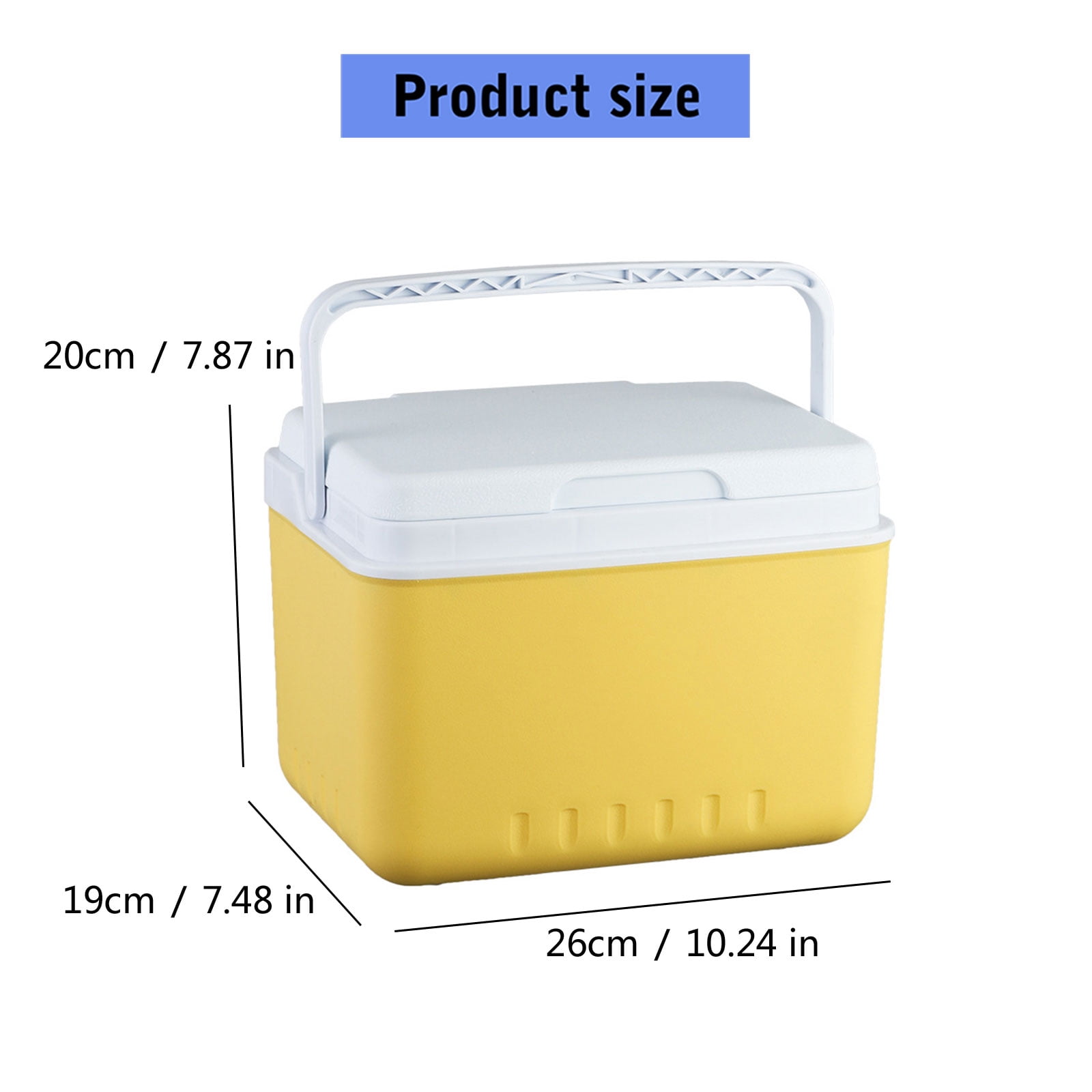 Camping Coolers Ice Box Beverages Food Thermal Incubator Portable Ice Bucket Outdoor Hard Coolers Insulated Ice Chest