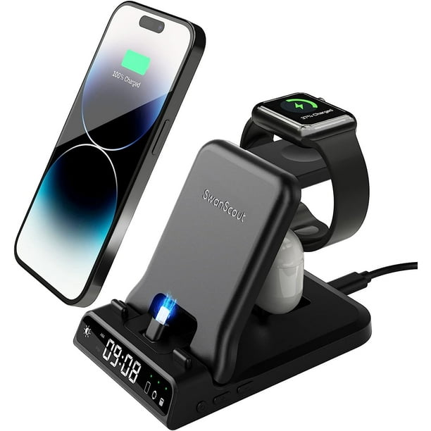 Charge Tree Swing - Chargeur induction 3 en 1 Apple Watch, iPhone & AirPods