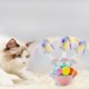 thumbnail image 4 of Juguete para Gatos con Plumas Autoenderezables, Bolas Giratorias de 360 Grados y Juguete Interactivo Ideal para Gatos de Interior., 4 of 6