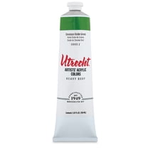 Utrecht Artists' Acrylic Paint - Chromium Oxide Green, 5 oz tube