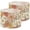 Color 1, variant on Linen Drum Lamp Shades Bohemian Vintage Floral Roses Daisies 13" x 13" x 10" Lampshade for Table Lamps Floor Lamps Lamp Shade Replacement Easy Assembly Required