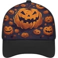 thumbnail image 1 of Halloween Pumpkin Baseball Cap Classic Golf Cap Soft Dad Hat Multicolor Adjustable Low Profile Hat Unisex, 1 of 6