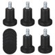 thumbnail image 3 of 5 Pcs 1 Set Convenient Chair Wheel Replacements Useful Chair Casters (Black), 3 of 4