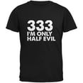 thumbnail image 1 of Halloween 333 Demi-Mal Noir T-Shirt pour Adulte, 1 of 1
