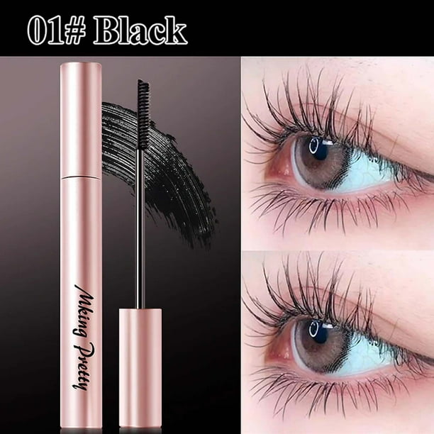 Fiudx Máscara de Pestañas con Volumen, Fórmula Ligera, Secado Rápido, Resistente Al Agua y de Larga Duración, Rutina de Belleza Diaria, Confianza Durante Todo El Día, Diseño Fácil de Limpiar.