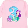 thumbnail image 4 of Inktastic Third Birthday Mermaid Girls Long Sleeve Toddler T-Shirt, 4 of 5