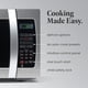 thumbnail image 3 of Farberware Countertop Microwave 1000 Watts, 1.3 Cu. Ft. - Microwave Oven With LED Lighting and Child Lock - Perfect for Apartments and Dorms - Easy Clean Stainless Steel, 3 of 5