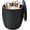 Black, variant on GlowPlume 9.5 Gallon Ice Cooler, Wicker Round Ice Chest, Outdoor Beer Wine Ice Bucket, Top Lid Side Handles Drainage Plug, Weather-resistant Patio Cool Bar Table for Cocktail Party Poolside Deck