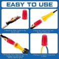 thumbnail image 3 of 2Pc Wire Twisting Tool Wire Twister Tool Drill Wire Stripper -Yellow, 3 of 5