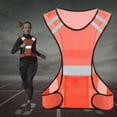 thumbnail image 3 of Unisex Visibility Reflective Vests Belt Safety Security Traffic Warning Jacket For Night, 3 of 8