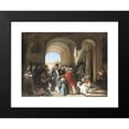 thumbnail image 2 of François–Auguste Biard 18x15 Black Modern Framed Museum Art Print Titled - The Remaining Post, 2 of 5