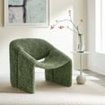 thumbnail image 2 of Accent Chair, Green, Fabric, Living Kitchen Cafe Bistro Hospitality Restaurant, Modern Contemporary HB36689, 2 of 9