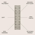 thumbnail image 2 of JONATHAN Y MOROCCAN HYPE 2 x 8 Runner Rug, Elm Diamond Stripe Geometric Shag - Gray/Ivory, MOH408B-28, 2 of 6