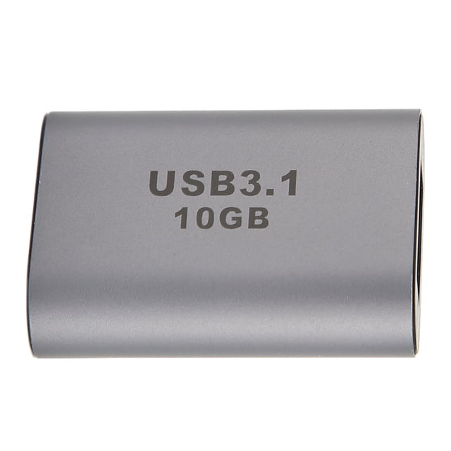 Adaptador USB 3.1, USB 3.1 AL Adaptador Tipo C Plug y Reproducir Aleació de aluminio 10Gbps A Mujer por teléfono