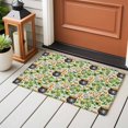 thumbnail image 4 of Entryway Rug 2'x3', St. Patrick's Day Small Rug for Kitchen Bathroom Door Mat Indoor Entrance, Lucky Shamrocks Retro Harp Beer Horseshoes Non-Slip Area Rugs Floor Mats Carpet Front Door Rugs, 4 of 8