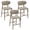 Camel-ZBSM08, variant on Counter Height Bar Stool Set of 1,25" Fabric Upholstered with Cross Support Metal Frame for Kitchen Island, Home Use, Camel
