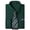 DARK GREEN, variant on Mens Emerald Green Dress Shirt Long Sleeve with Matching Tie & Pocket Square Set