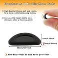 thumbnail image 2 of Adhesive Nose Pad, 20 Pairs Eyeglass Nose Pads Stick On Silicone Anti-Slip for Glasses Sunglasses Thin Nose Pads Eyeglasses (10-Black & 10-Clear), 2 of 6