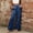Blue women high waisted cargo pants a1, variant on Cagogo Women's High Waisted Cargo Pants with Pockets Wide Leg Casual Solid Office Work Trousers Loose Fit Long Pants Travel Beachwear, Beige M