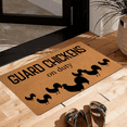 thumbnail image 3 of IFHUH Guard Chickens on Duty Doormat Chickensd Doormat Home and Office Decorative Indoor/Outdoor/Kitchen Mat Non-Slip Rubber 30"(L) by 18"(W), 3 of 3