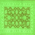 thumbnail image 1 of Ahgly Company Indoor Square Oriental Green Traditional Area Rugs, 4' Square, 1 of 1