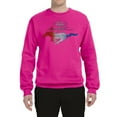 thumbnail image 2 of Wild Bobby, Classic Ford Mustang Car Logo, Cars and Trucks, Unisex Crewneck Graphic Sweatshirt, Fuschia, Large, 2 of 3