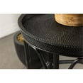 thumbnail image 6 of Antonio Round Rattan Tray Top Accent Table Black, 6 of 8