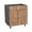 Natural Teak, variant on 21" Base Cabinet-Double Door-Three Drawer-Grey