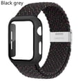 thumbnail image 1 of LEIXIUER Nylon Band for Apple Watch Bands with Case 45mm 41mm, Adjustable Braided Solo Loop with Glass Screen Protector Case ,Soft Wristband Stretch Nylon Elastic Strap for Apple Watch Series 7 45 mm, 1 of 6