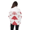 thumbnail image 5 of BZSMCE Women Scarf Red Christmas Pattern Simple Pattern Soft Warm Long Large Scarves, 5 of 9